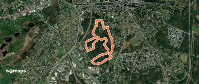 Melberg Rode driehoek wandeling