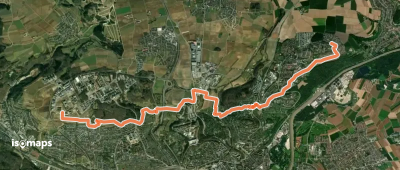Ulmer Höhenweg Nebenroute Nord