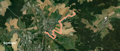 Ww Rodewisch - Rebesbrunn - Anschluß rote Markierung Richtung Steinberg