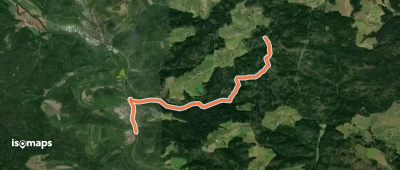 Querweg des SAV (roter Punkt)