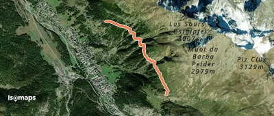 Unterer Schafberg - Bergstation Alp Languard