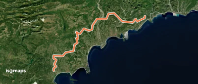 Via Aurelia, Roquebrune - Mandelieu