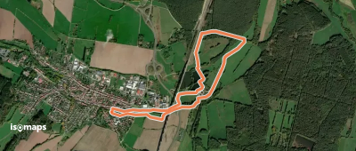 Nordic Walking Rundkurs Langewiesen Tour R4 gelb
