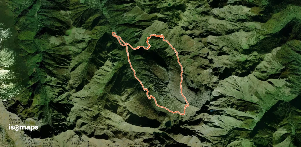 Grand circuit dans la Réserve Naturelle du Mont Valier