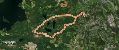 Ulkoilureitti Urheilupuisto–Nauha–Anhava–Urheilupuisto