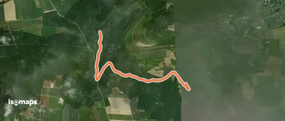 Querweg des SAV (blauer Punkt)