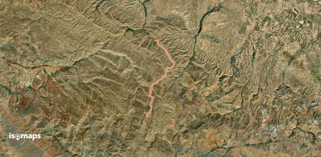 مسیر کوهپیمایی قله شاه جهان