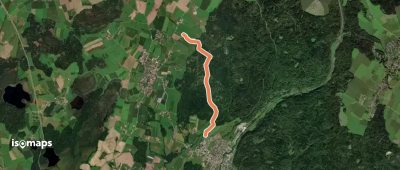 Querweg des Schwäbischen Albvereins (blauer Punkt)