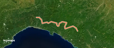 European Long distance path E1 - part Italy - Liguria