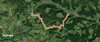 Querweg des SAV (blauer Punkt)