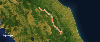Sentiero europeo E1, Italia - Umbria/Marche