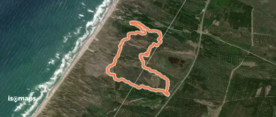 Tvorup Klitplantage Rød rute