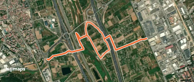 Accés al Parc Agrari i riu Llobregat