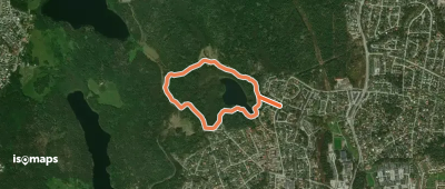 Mörtsjöspåret 2.5 km blå