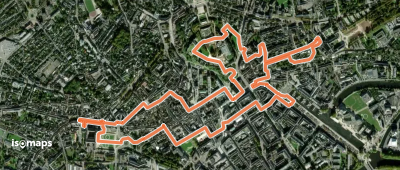 Parcours dans Caen, version courte