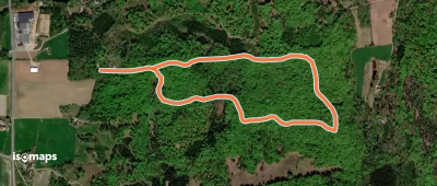 Näsums bokskogar, Ljusgröna slingan