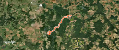 [Č] Střela (turistická lávka) - Blatno (vlak)