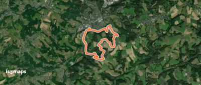 Wanderparkplatz Overath Hallenbad Rundweg A2