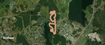 Skavlöten motionsspår 5km gult