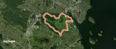 Altorp motionsspår (gul, långa)