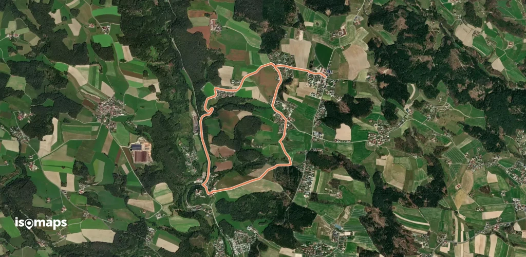 Wanderweg A8 Spattendorf über Riedegg