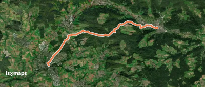 Querweg des SAV (roter Punkt)