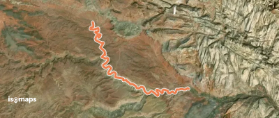 Sulphur Creek Top-Down Route