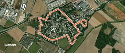 tut gut Schritteweg auf gelbem Pfeil