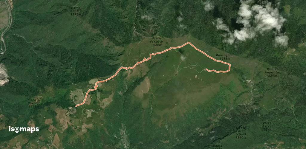 Il percorso delle malghe