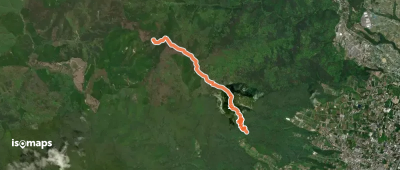 笠松山登山道　梅ヶ久保公園コース