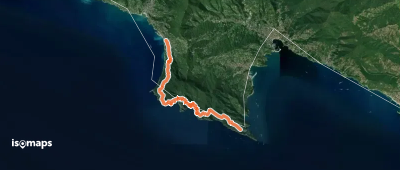 Camogli - San Rocco - Passo del Bacio - San Fruttuoso - Portofino mare