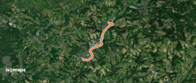 Wanderweg Von Vilkerath zum Hallenbad in Overath