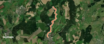 Querweg des Schwäbischen Albvereins (blauer Punkt)