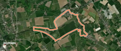 Landschapswandeling Zammelen/Gors-Opleeuw Oranje bol