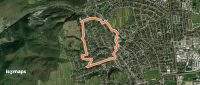 jogging & nordic walking Strecke blau (Percholdsdorf)