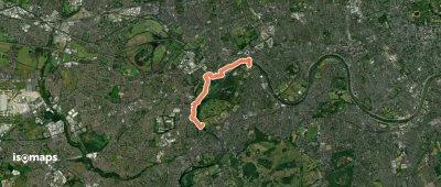 Thames Path Kew Gardens diverted due to bank collapse