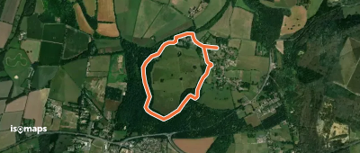 Slindon medieval park pale and village walk, Slindon Estate