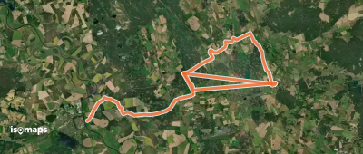 Wanderweg vom Uebigau über Großrössen, Rehfeld, Beilrode...