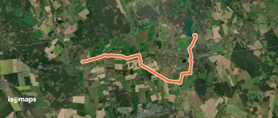 Wanderweg vom Rehfeld Bahnhof nach E G Kiebitz.