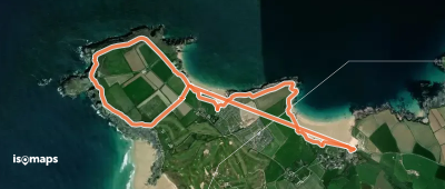 Walk to Trevose Head from the bus stop, North Cornwall