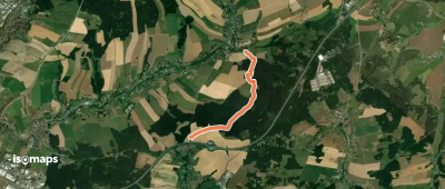 Wanderweg gelber Balken (unvollständig)