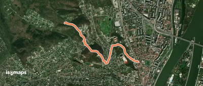 K+ (Remete-hegyi-nyereg – Mátyás-hegy – Katinyi mártírok parkja, vill. mh.)