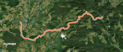 Nebenlinie des SAV (rotes Plus)