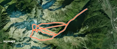 Pic du Frêne, Tour horaire (par les 5 vallées)