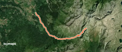 Col de l'Aigleton, Versant SW