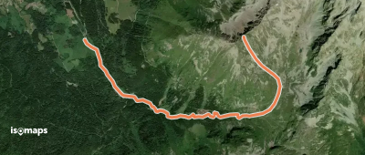 Jas des Lievres, Couloir Sud Est