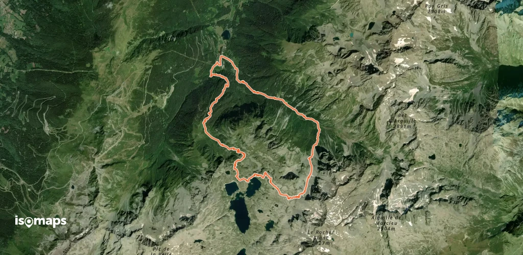 Col de Mouchillon, Traversée Sud > Nord