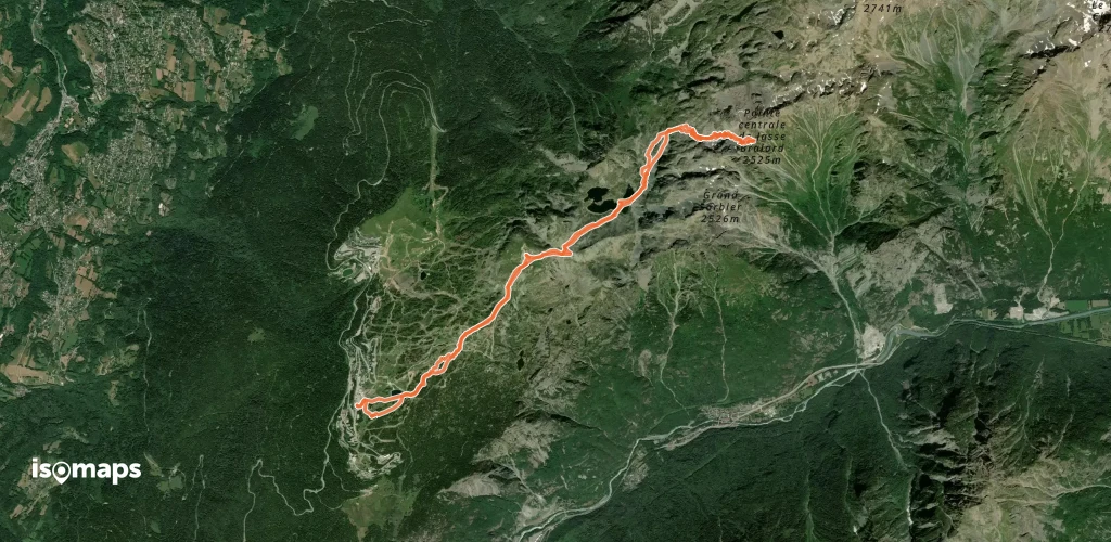 Col de la Petite Vaudaine, Par la brêche Robert Nord