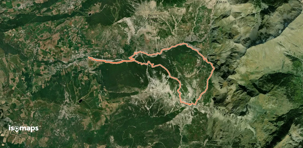 Le Piolit, face Nord en boucle