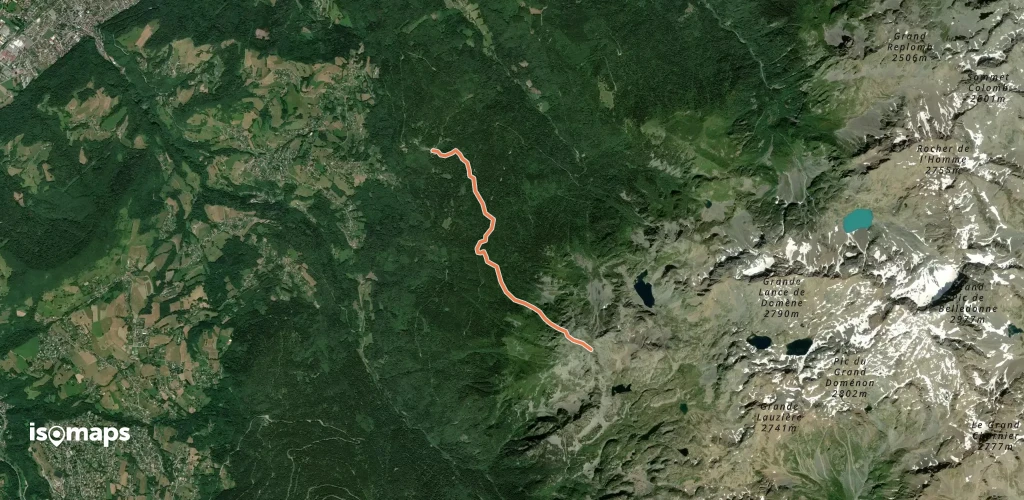 Grand Colon, Couloir Central Ouest